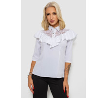 Блуза классическая 230R84-1, цвет Белый