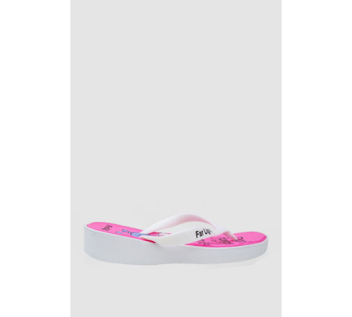 Вьетнамки детские для девочек, цвет белый, 243R8423C-6