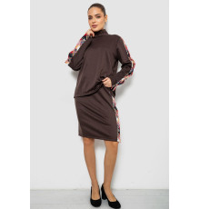 Костюм женский, цвет коричнево-красный, 257R322-3