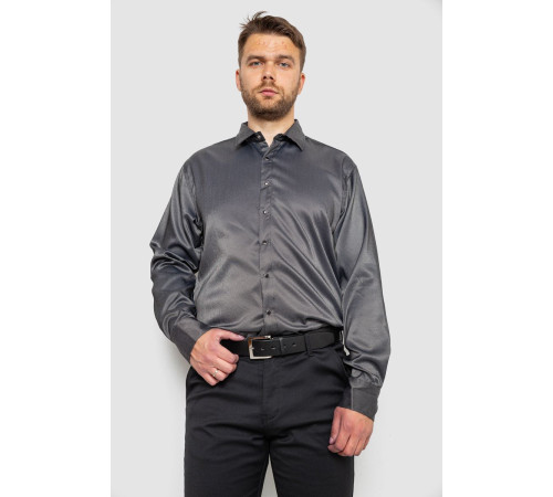 Рубашка мужская, цвет черный, 214R3060