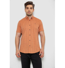 Рубашка мужская с принтом, цвет оранжевый, 214R4564-4