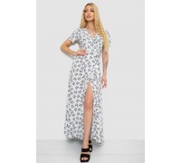 Сарафан с принтом, цвет бело-черный, 241R174