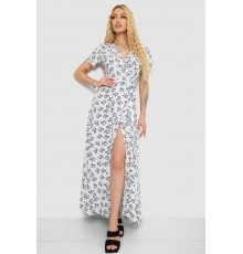 Сарафан  принтом, колір біло-чорний, 241R174