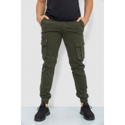 Брюки карго мужские, цвет хаки, 244R2073