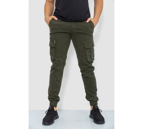 Штани карго чоловічі, колір хакі, 244R2073
