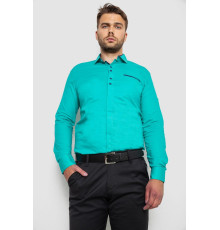 Рубашка мужская, цвет бирюзовый, 214R7002