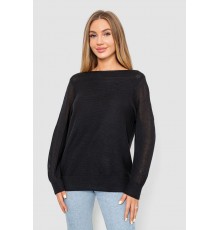 Кофта жіноча з манжетами, колір чорний, 244R999