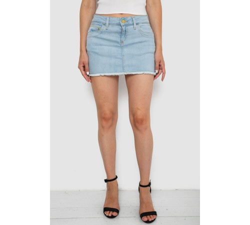 Юбка джинсовая, цвет голубой, 244R264