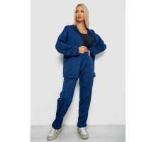 Спортивный костюм женский, цвет синий, 238R114