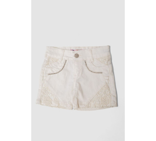Шорты джинсовые для девочек, цвет светло-бежевый, 247R10033