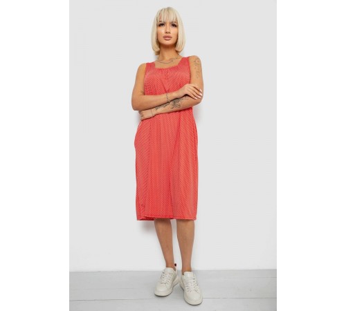 Сарафан жіночий в горох, колір червоний, 257R733-1