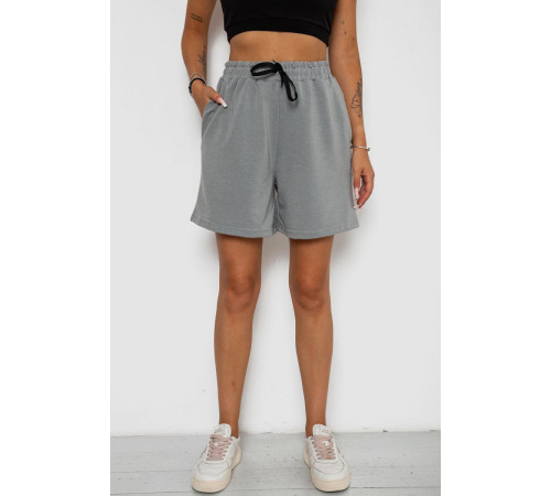 Шорты женские с принтом, цвет серый, 238R130