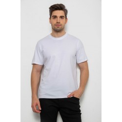 Футболка мужская однотонная, цвет белый, 238R155