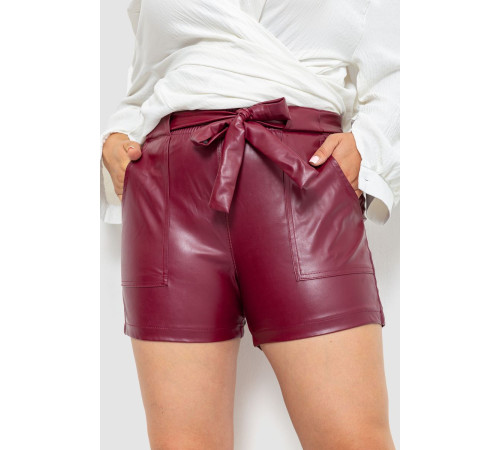 Шорты женские, цвет вишневый, 102R295