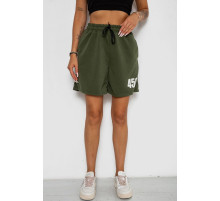 Шорты женские с принтом, цвет хаки, 238R456