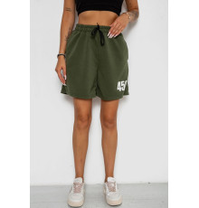 Шорти жіночі з принтом, колір хакі, 238R456