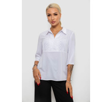 Блуза однотонная, цвет белый, 230R70-1