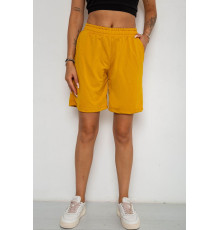 Шорти жіночі однотонні, колір гірчичний, 238R57820