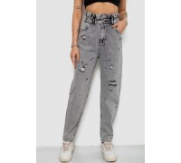 Джинси жіночі Mom-fit, колір сірий, 244R1601S20-LZ