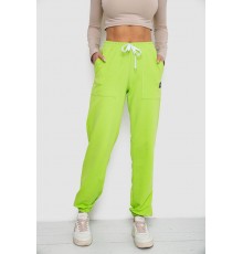 Спортивні штани жіночі, колір салатовий, 247R4670