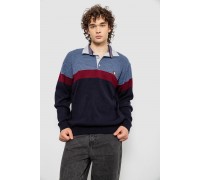 Свитер-обманка мужской, цвет темно-синий, 161R913