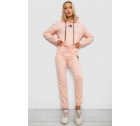 Спортивний костюм жіночий двонитка, колір персиковий, 214R1419-003