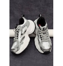 Кросівки жіночі демісезонні, колір біло-сірий, 248RCX1500