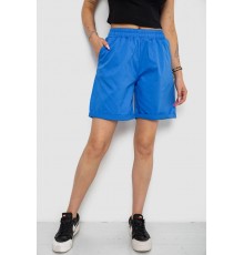 Шорти жіночі однотонні, колір електрик, 238R315