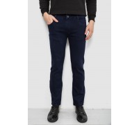 Джинсы мужские однотонные Straight, цвет синий, 244R1049-1
