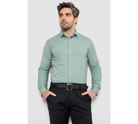 Сорочка чоловіча однотонна, колір оливковий, 186R2100