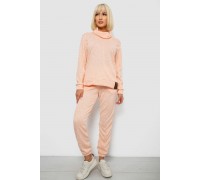 Костюм женский повседневный, цвет персиковый, 257R123