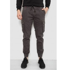 Штани чоловічі однотонні, колір сірий, 244R1641