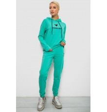 Спортивний костюм жіночий двонитка, колір м'ятний, 214R1419-007