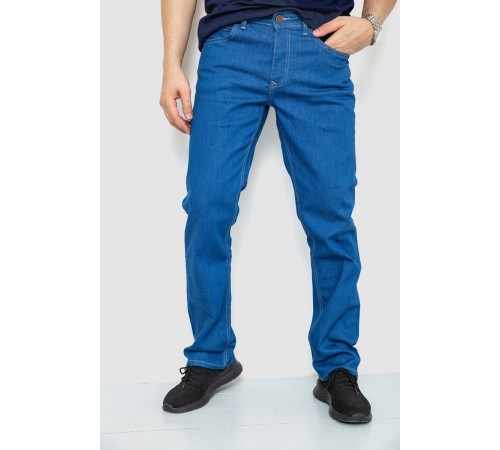 Джинси чоловічі однотонні, колір синій, 244R1941