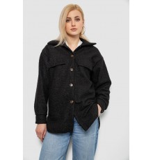 Рубашка -бомбер женская, цвет черный, 257R153