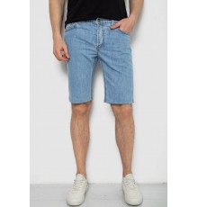 Шорти чоловічі джинсові, колір блакитний, 238R2025