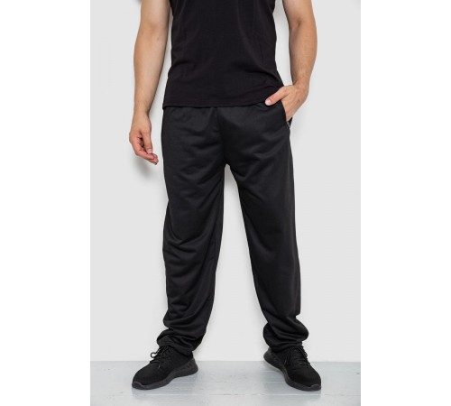 Спорт штани чоловічі, колір чорний, 244R41250