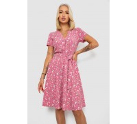 Сукня софт з принтом, колір темно-пудровий, 230R0032