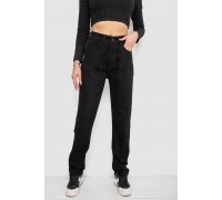 Джинси жіночі MOM, колір чорний, 244R1382