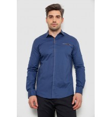 Сорочка чоловіча, колір синій, 214R7004