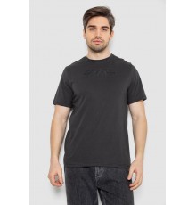 Футболка чоловіча з принтом, колір темно-сірий, 241R1902