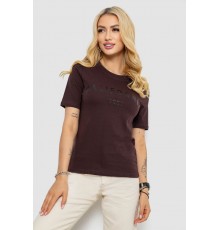 Футболка ж., цвет шоколадный, 241R131