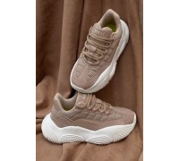 Кросівки жіночі, колір бежево-білий, 248RCX1250