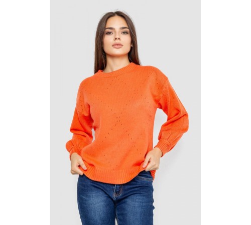 Светр жіночий, колір кораловий, 244R2026-8