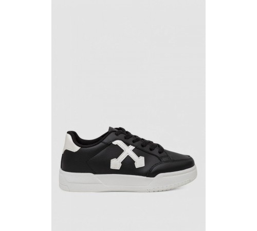 Кеды женские, цвет черно-белый, 248RAD15