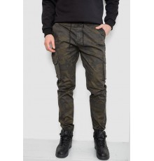 Штани чоловічі камуфляжні, колір хакі, 244RTL1068