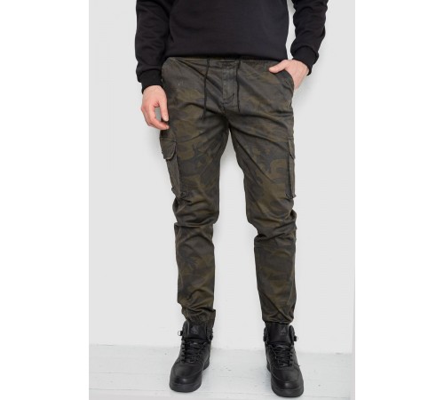 Штани чоловічі камуфляжні, колір хакі, 244RTL1068