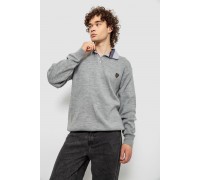 Свитер-обманка мужской, цвет серый, 161R924