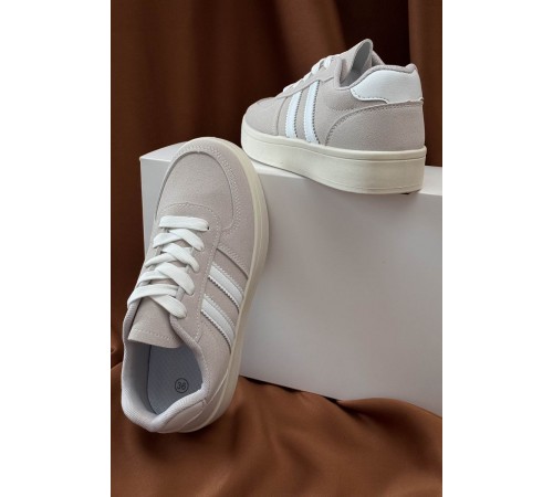 Кроссовки женские, цвет серо-бежевый, 248RJH50