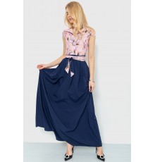 Сукня з квітковим принтом, колір синьо-рожевий, 230R79